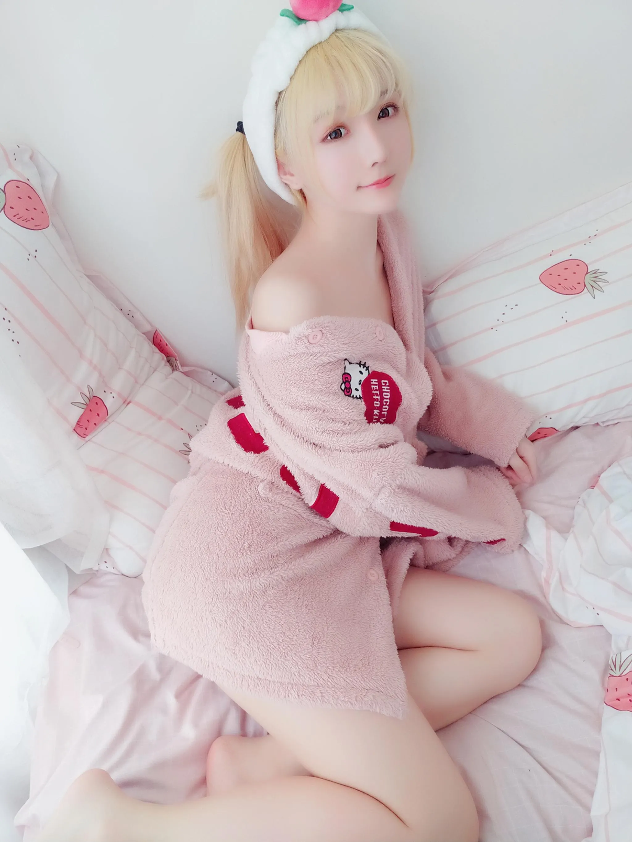 星之迟迟 – VOL.01 粉红泡泡包-桃味KITTY（16P） [16P]插图1
